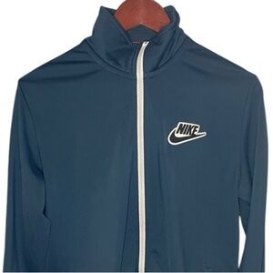 Nike Blue Jacket with White Accents